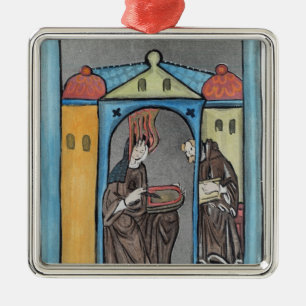 Ornement En Métal Hildegard de Bingen