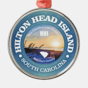 Ornement En Métal Hilton Head (C)