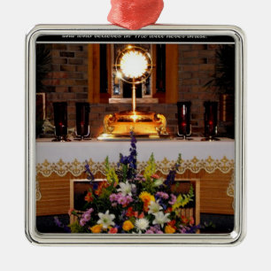 ORNEMENT EN MÉTAL HOLY EUCHARIST - SAINTE COMMUNAUTÉ