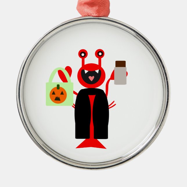 Ornement En Métal Homard d'Halloween Vampire (Devant)