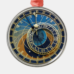 Ornement En Métal Horloge astronomique - Prague Orloj