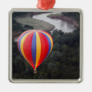 Ornement En Métal Hot-Air Ballooning over the Mara River