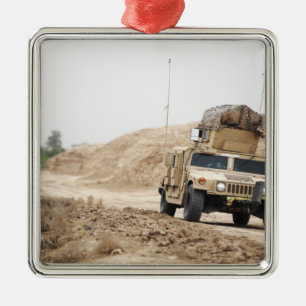 Ornement En Métal Humvee conduit la sécurité