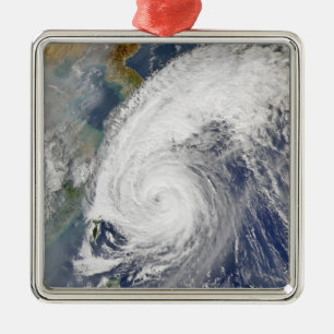 Ornement En Métal Image satellite d'un ouragan