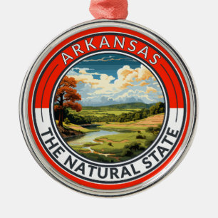 Ornement En Métal Insigne d'art de voyage de l'Arkansas