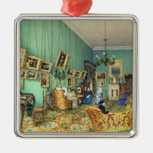 Ornement En Métal Intérieur d'un salon, 1847