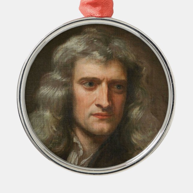 Ornement En Métal Isaac Newton (Devant)