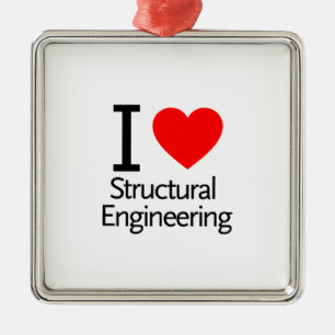 Ornement En Métal J'adore l'ingénierie structurelle