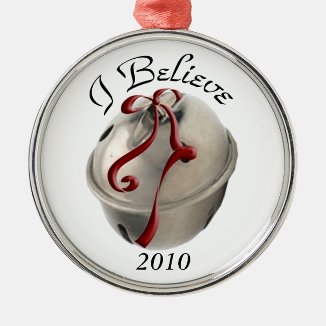 Ornement En Métal Je crois que Reindeer Bell Ornament (Devant)