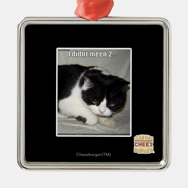 Ornement En Métal Je n'ai pas vu 2 (Devant)