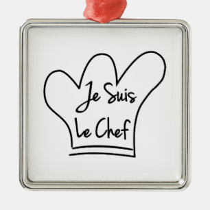 Ornement En Métal Je Suis Le Chef