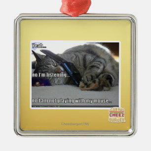 Ornement En Métal J'écoute