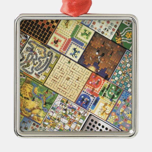 Ornement En Métal Jeu dessus !  Jeux de société (Devant)