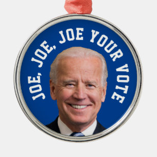 Ornement En Métal Joe, Joe, Joe Votre Vote