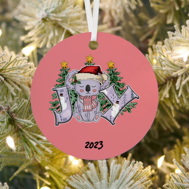 Ornement En Métal Joy Koloa Oear Noël (Insitu)