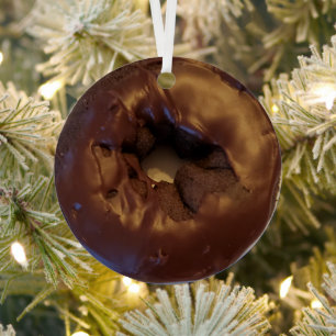 Ornement En Métal Joyeux beignets de chocolat Holi-Glaze