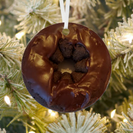 Ornement En Métal Joyeux beignets de chocolat Holi-Glaze