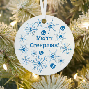 Ornement En Métal Joyeux Creepmas !