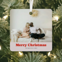 Joyeux Noël Retro Jouer Serif Photo