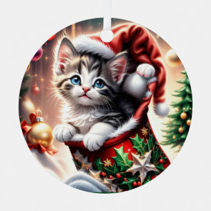 Ornement En Métal joyeux robe de Noël de Noël