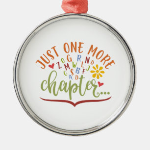 Ornement En Métal Juste Un Chapitre De Plus. Conception De Lecture P