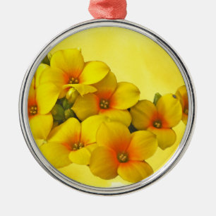 Ornement En Métal Kalanchoe Jaune - Soleil Succulent