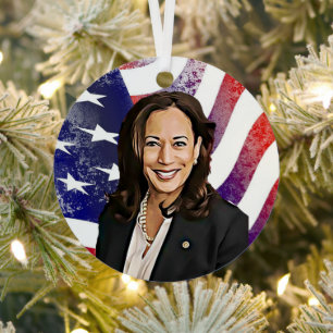 Ornement En Métal Kamala Harris pour le président 2024