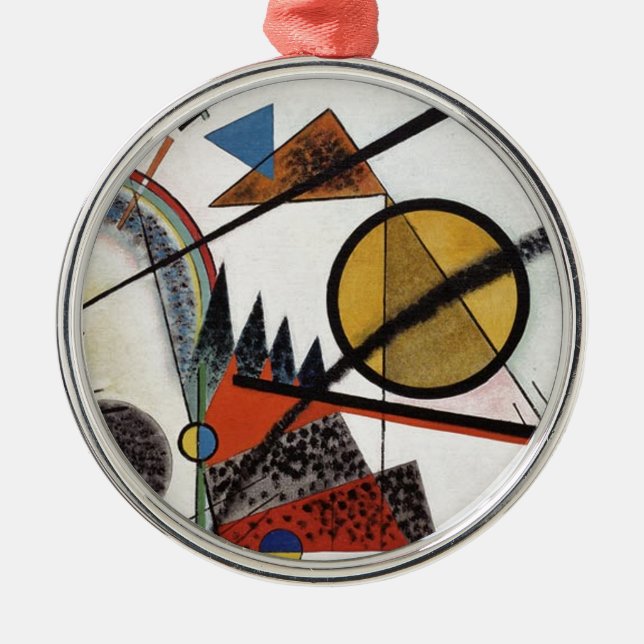 Ornement En Métal Kandinsky Expressionniste Peinture Abstraite (Devant)