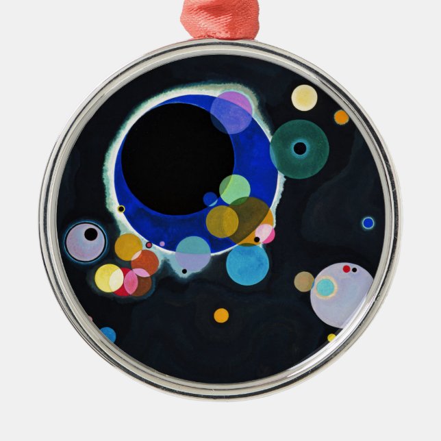 Ornement En Métal Kandinsky Plusieurs cercles Abstraits (Devant)