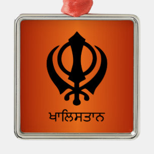 Ornement En Métal Khalistan