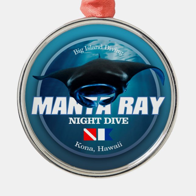 Ornement En Métal Kona Night Dive (DD2) (Devant)