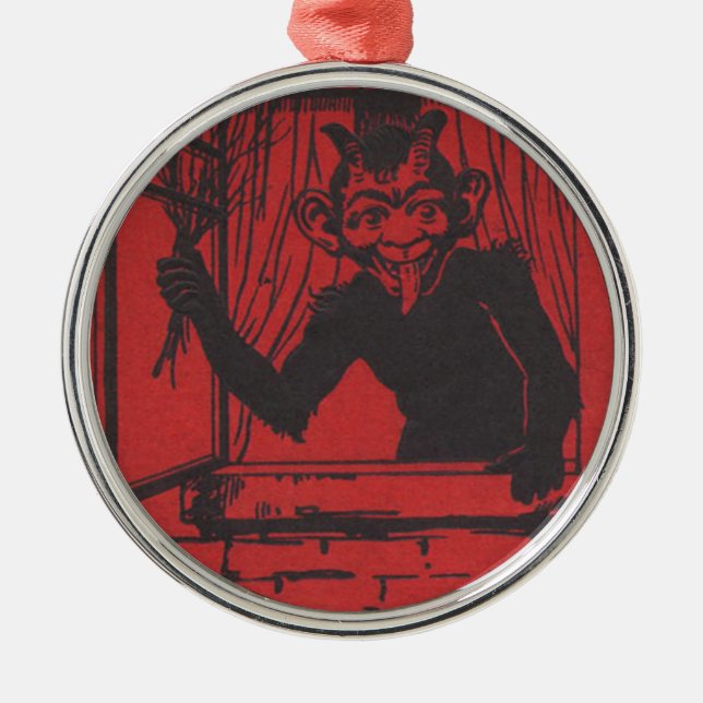 Ornement En Métal Krampus (Devant)