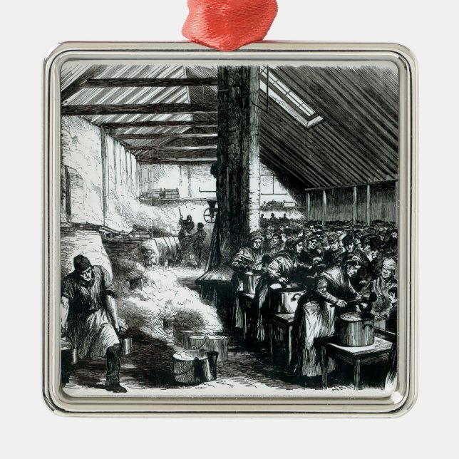 Ornement En Métal La cuisine de soupe à Spitalfields, 1867 (Devant)