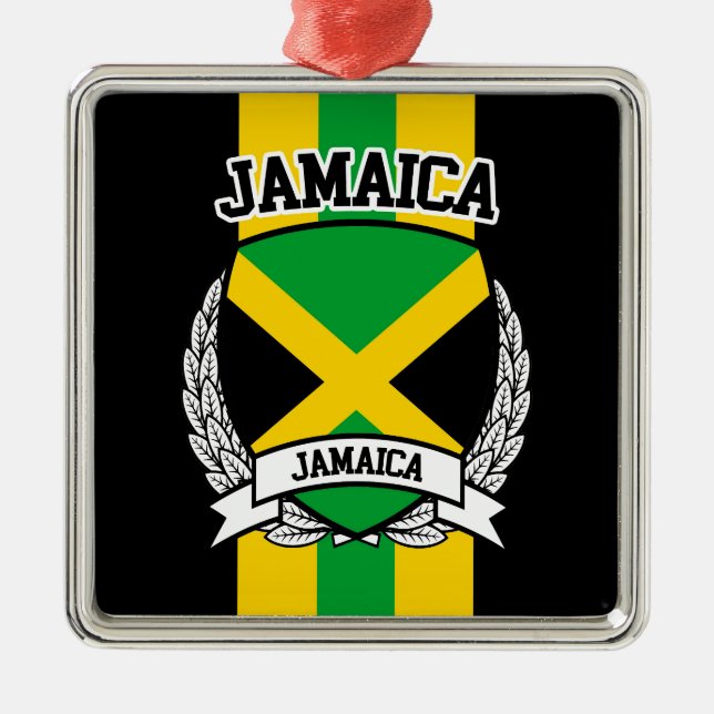 Ornement En Métal La Jamaïque (Devant)