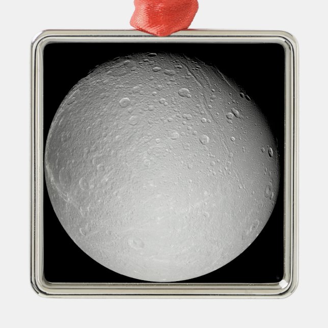 Ornement En Métal La lune de Saturne Dione (Devant)