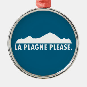 Ornement En Métal La Plagne France S'il vous plaît