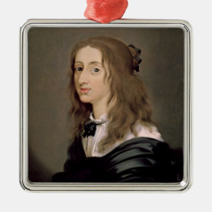 Ornement En Métal La Reine Christina de la Suède 1652