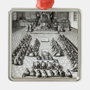 Ornement En Métal La Reine Elizabeth I au Parlement