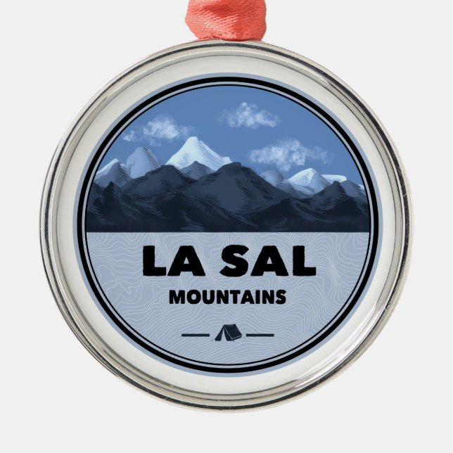 Ornement En Métal La Sal Mountains Utah Camping (Devant)
