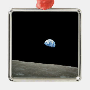 Ornement En Métal la terre de l'univers lune