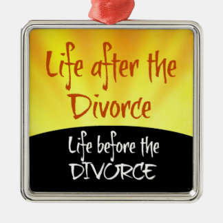 Ornement En Métal La vie après le divorce