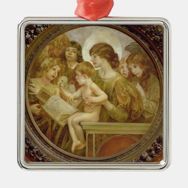 Ornement En Métal La Vierge des anges (Devant)