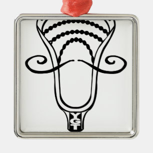 Ornement En Métal Lacrosse BroStache