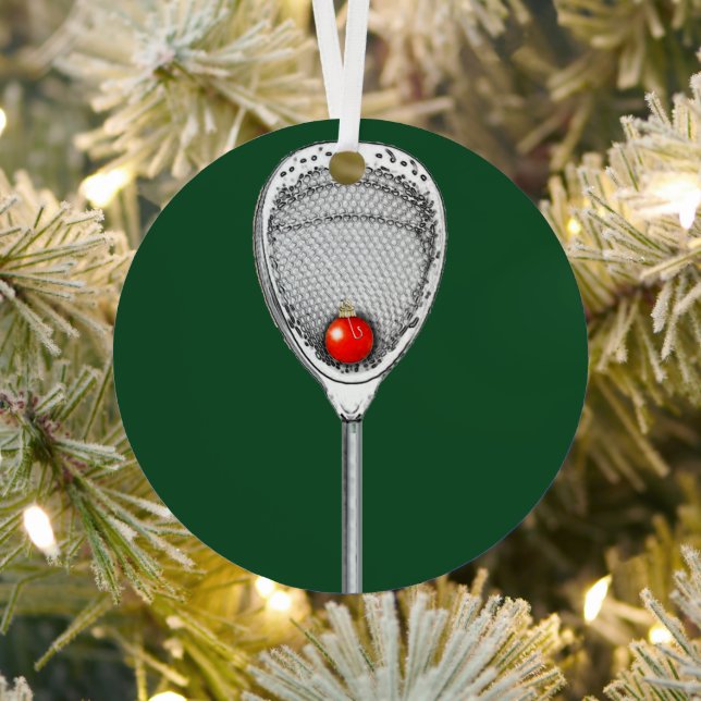 Ornement En Métal Lacrosse Goalie Christmas Collectif (Insitu)