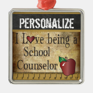 Ornement En Métal L'amour comme conseiller scolaire   VINTAGE