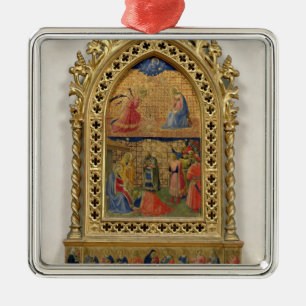 Ornement En Métal L'annonce et l'adoration des Magi (te