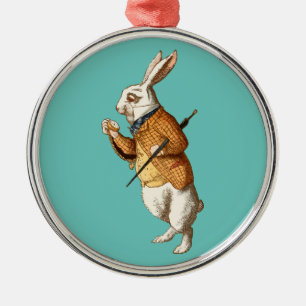 Ornement En Métal Lapin blanc (Alice's Adventures in Wonderland)