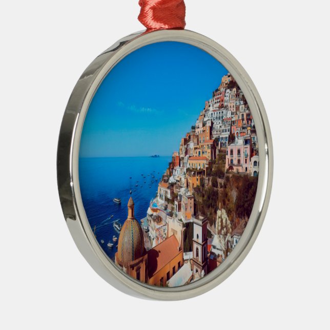 Ornement En Métal ldp POSITANO - Côte d'Amalfi - Panorama (Droite)