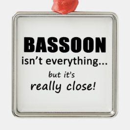 Ornement En Métal Le basson n'est pas tout