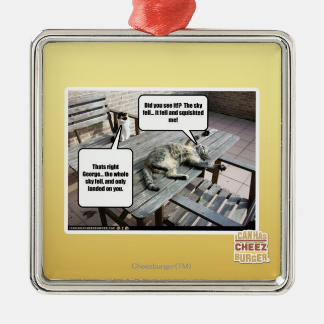 Ornement En Métal Le ciel tombe (Devant)